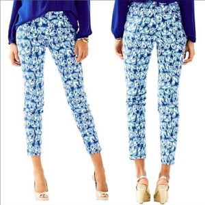 Lilly Pulitzer Get Trunky Elephant Kelly Pants
